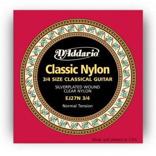 D`ADDARIO EJ27N 3/4 STUDENT CLASSICS NORMAL TENSION 3/4